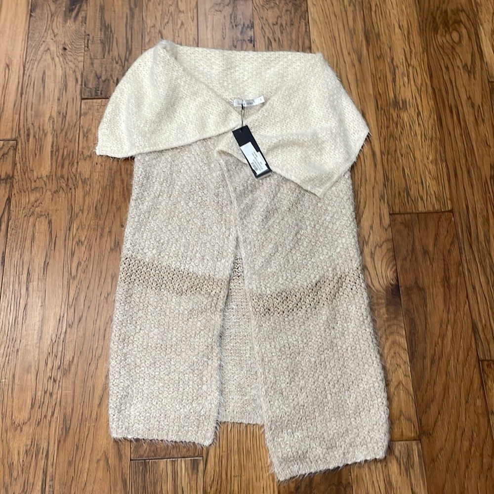 Brave+true NWT Ginger Vest Sweater Natural size S/M - Picture 7 of 10